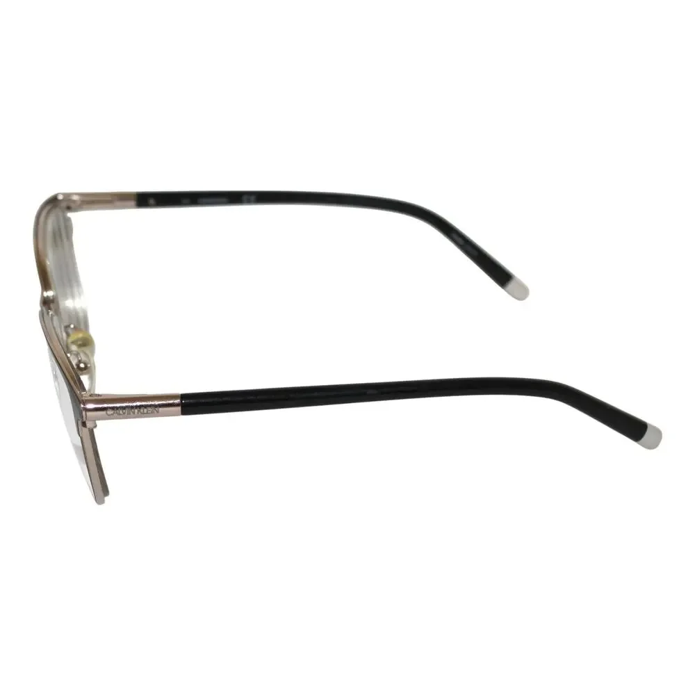 Clavin Klein Glasses Glass Frames Black Silver Cateye